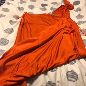 Off the shoulder Diane von Furstenberd dress